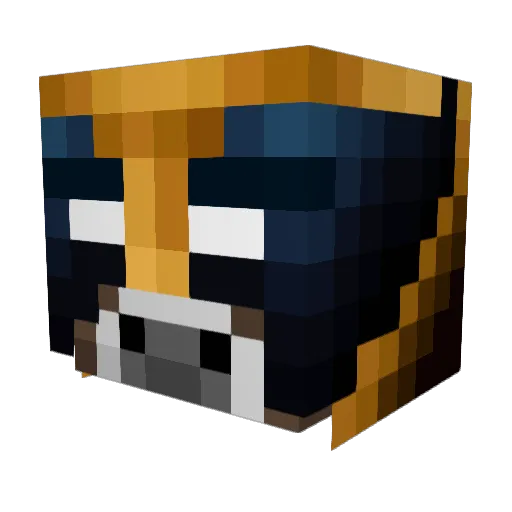 JossMx Minecraft avatar head, 3D render