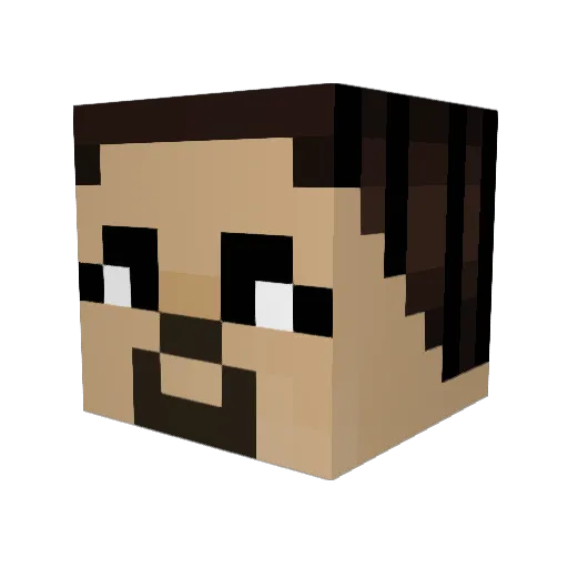 JossaNovaOvO Minecraft avatar head, 3D render