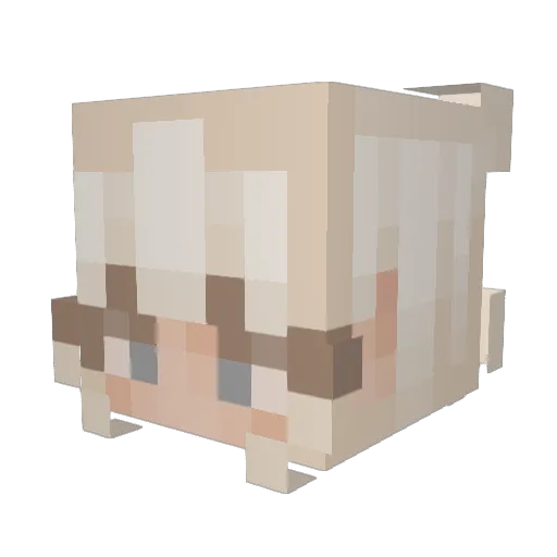 JosseBosse1111 Minecraft avatar head, 3D render