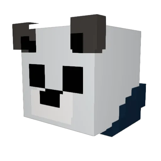 Josselyto Minecraft avatar head, 3D render