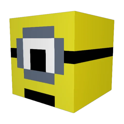 JossiPop Minecraft avatar head, 3D render