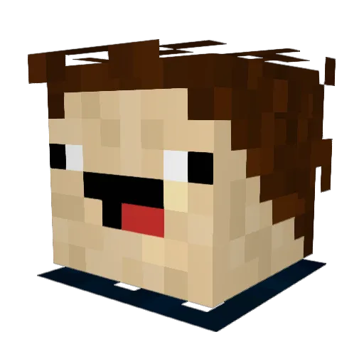 Josue112111 Minecraft avatar head, 3D render
