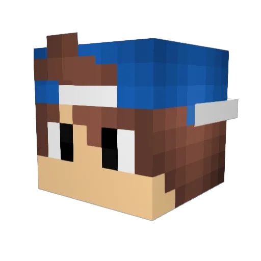 Josue17 Minecraft avatar head, 3D render