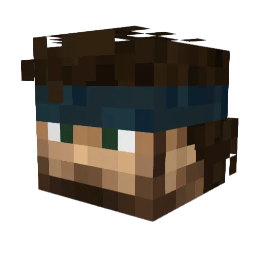 Josuefrm Minecraft avatar head, 3D render