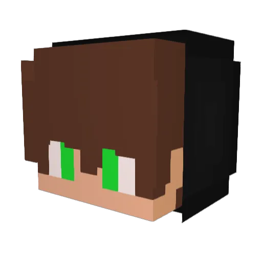 JosuexPro77 Minecraft avatar head, 3D render
