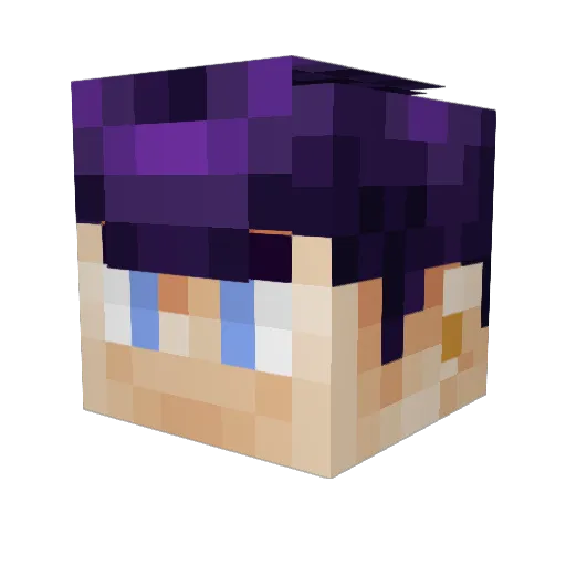 Josuk3 Minecraft avatar head, 3D render
