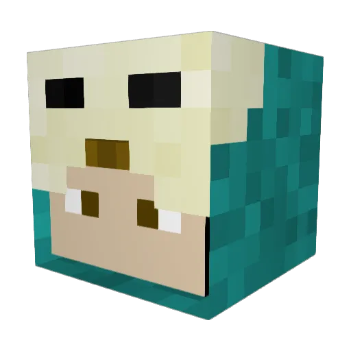 Josx_x Minecraft avatar head, 3D render