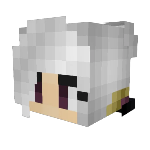 Josy412 Minecraft avatar head, 3D render