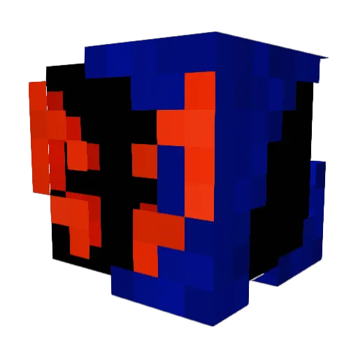 JosyLane Minecraft avatar head, 3D render