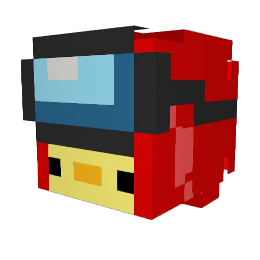 Jota004 Minecraft avatar head, 3D render