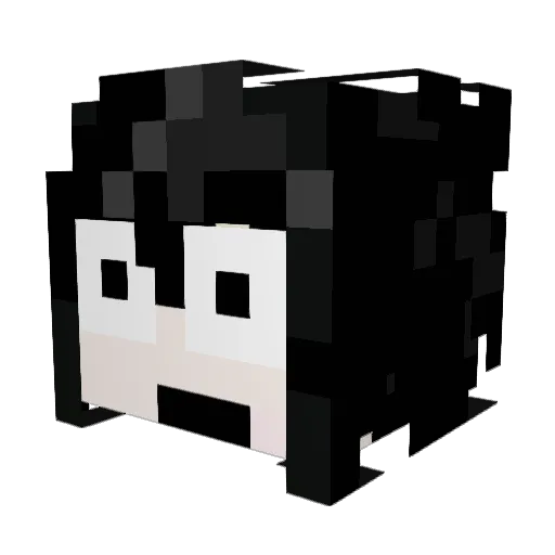 Jota104 Minecraft avatar head, 3D render