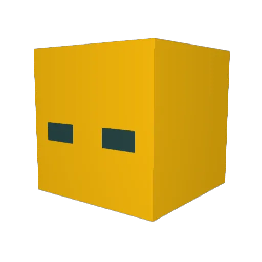 Jota7692 Minecraft avatar head, 3D render