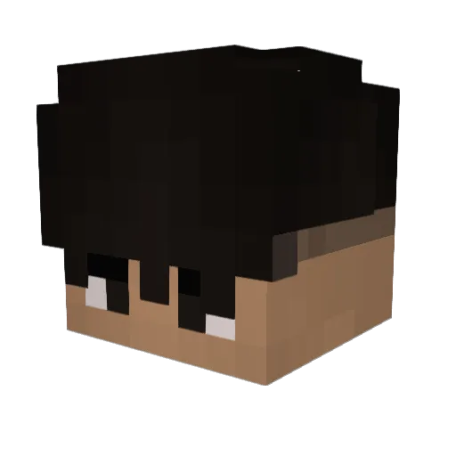 JotaArg Minecraft avatar head, 3D render
