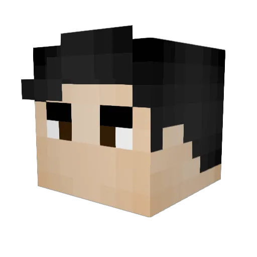 JotaNSCT Minecraft avatar head, 3D render