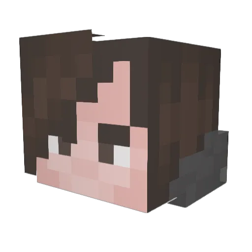 JotaPeee997 Minecraft avatar head, 3D render