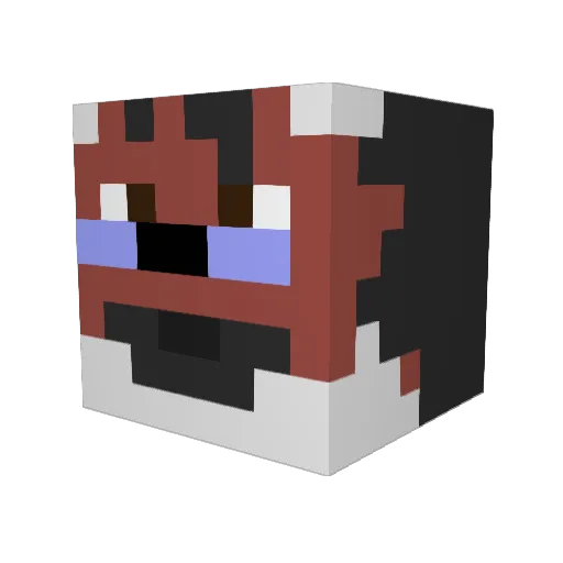 JotaRandom Minecraft avatar head, 3D render