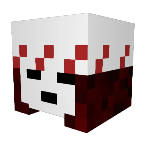 Jota_C Minecraft avatar head, 3D render