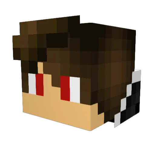 Jota_Nick Minecraft avatar head, 3D render