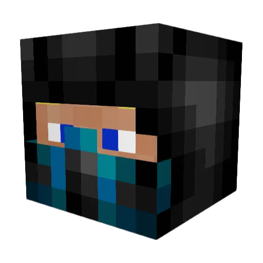 Jota_One Minecraft avatar head, 3D render