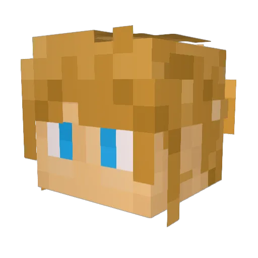 Jota_orellanam Minecraft avatar head, 3D render