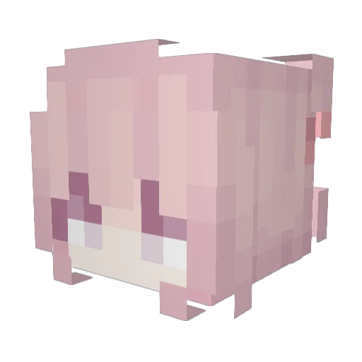 Jotar29 Minecraft avatar head, 3D render