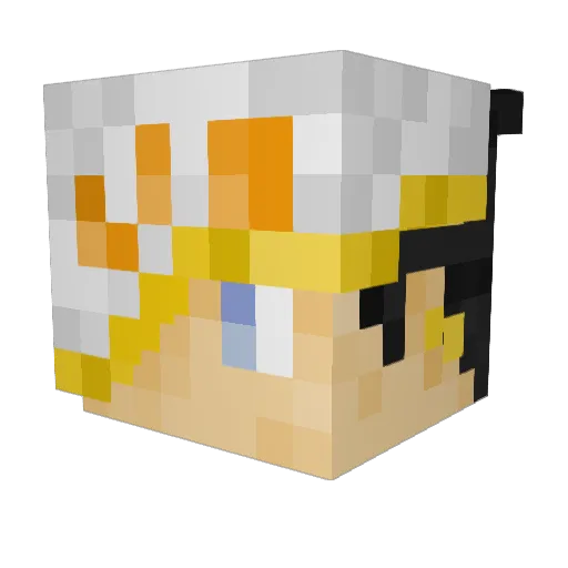 Jotaro_Kujo1104 Minecraft avatar head, 3D render