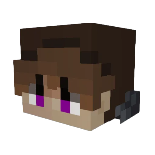 JothaEn Minecraft avatar head, 3D render