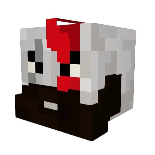 Jothecrazyone Minecraft avatar head, 3D render