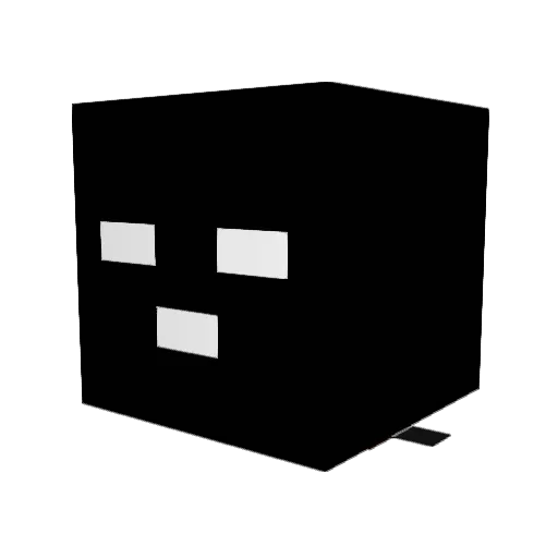 Jothkompetenz Minecraft avatar head, 3D render