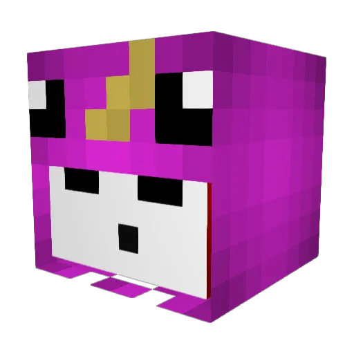 Jotrockn Minecraft avatar head, 3D render