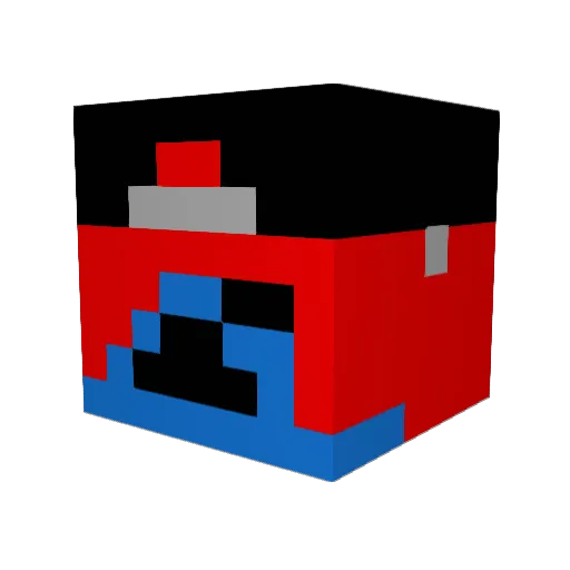 Jotschko5000 Minecraft avatar head, 3D render