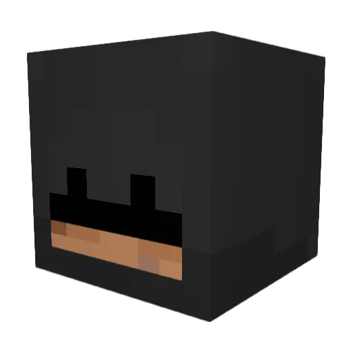 Jotta117 Minecraft avatar head, 3D render