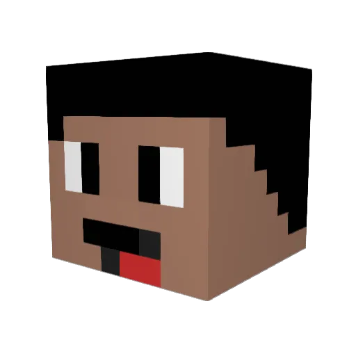 Jotta2511_ Minecraft avatar head, 3D render