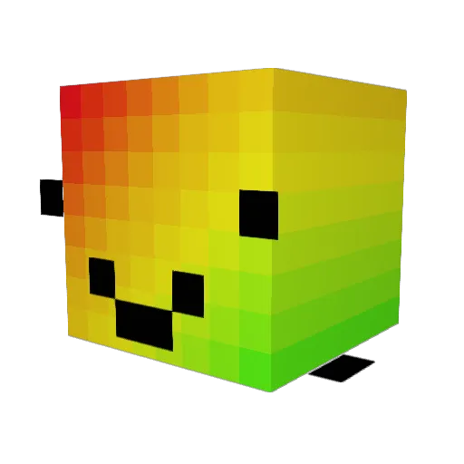 Jottjot Minecraft avatar head, 3D render