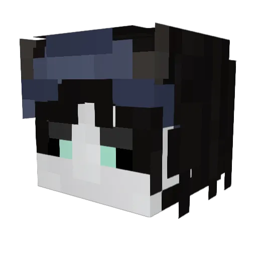 Joulken Minecraft avatar head, 3D render