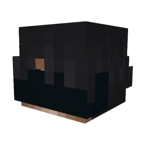 JounasDragon Minecraft avatar head, 3D render