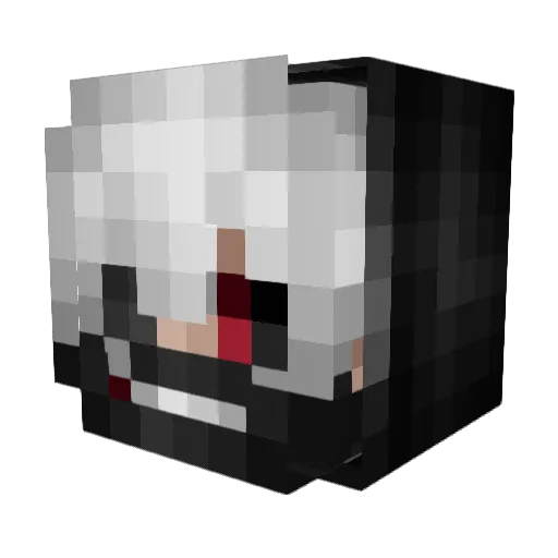 Jouny69 Minecraft avatar head, 3D render
