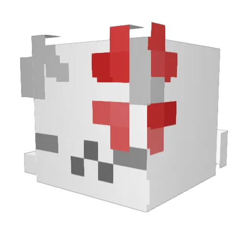 Jouplin Minecraft avatar head, 3D render