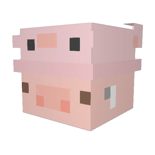 JouresKoh Minecraft avatar head, 3D render