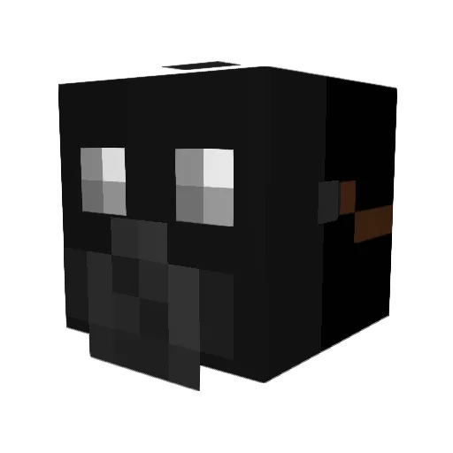 JovaKay Minecraft avatar head, 3D render