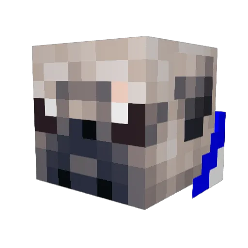 JovanDoesGamez Minecraft avatar head, 3D render