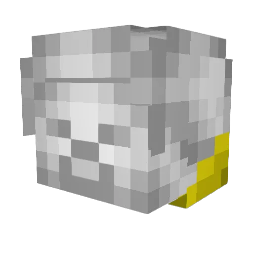 Jovani766 Minecraft avatar head, 3D render