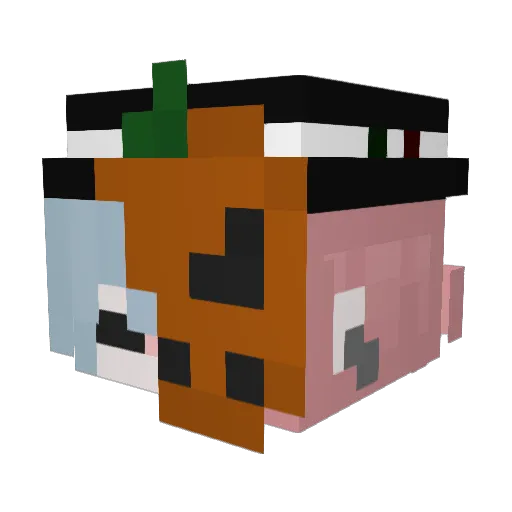Jovanth Minecraft avatar head, 3D render