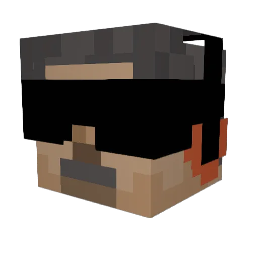 Jovelinho Minecraft avatar head, 3D render