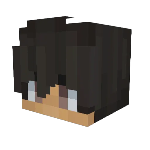 Joven_Neil Minecraft avatar head, 3D render