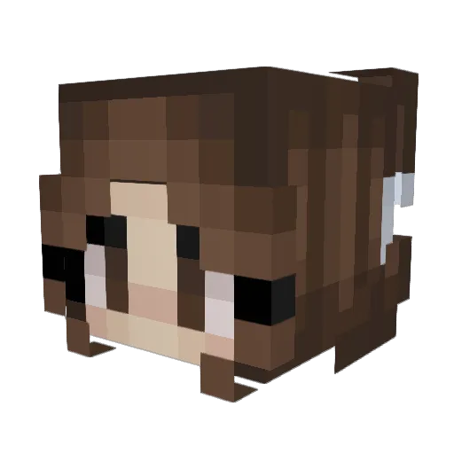 Jovic7k Minecraft avatar head, 3D render