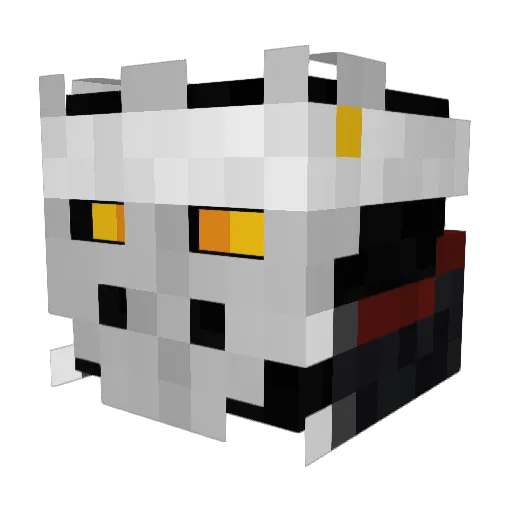 Jovion Minecraft avatar head, 3D render
