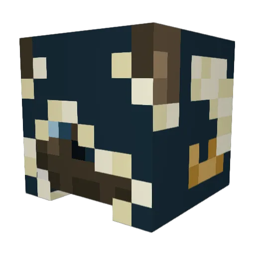 Jovium Minecraft avatar head, 3D render