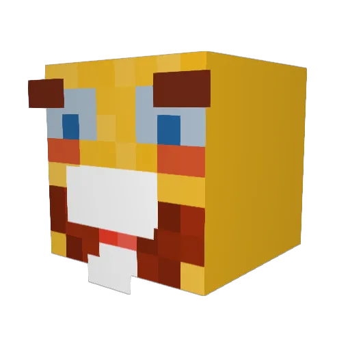 Joway_ Minecraft avatar head, 3D render