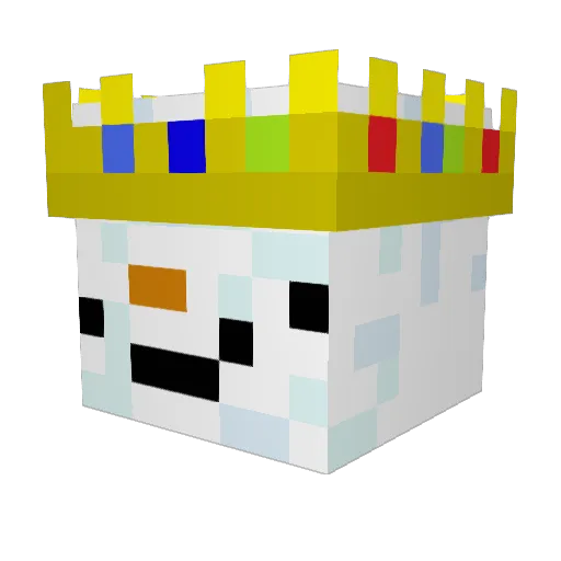 Joweyy Minecraft avatar head, 3D render